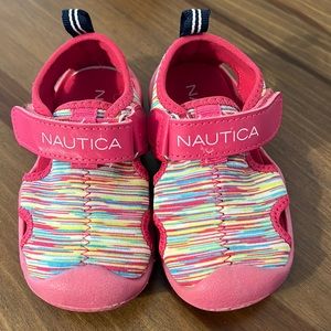 Good Used condition Nautica Kids Protective Water Shoe Closed-Toe Sport Sandal